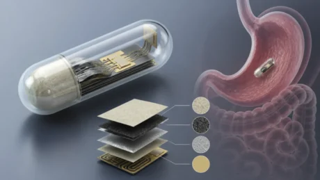 Una batteria riassorbibile alimenta le capsule mediche: i primi test effettuati sui suini