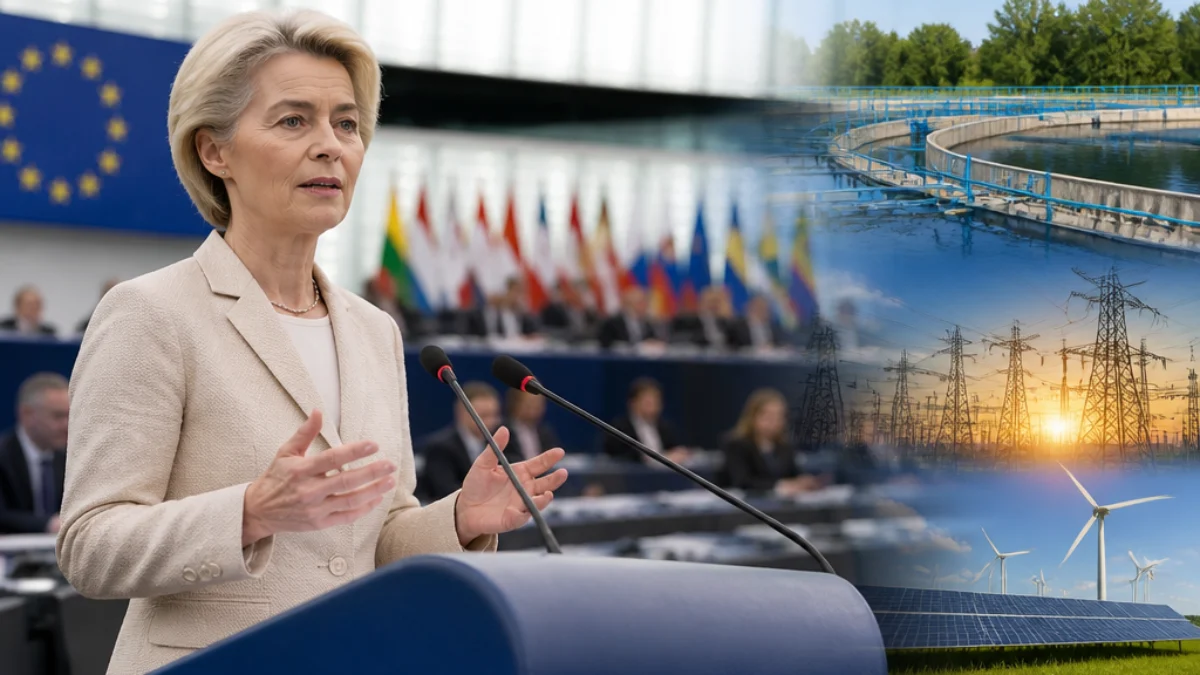 Von der Leyen parla di clima e autonomia energetica europea