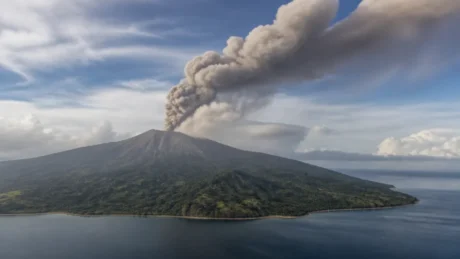 Kanlaon, l’eruzione del 10 ottobre: cenere fino a 6 km e allerta 2