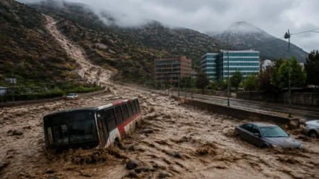 La piena improvvisa dell’8 ottobre ha investito il settore orientale di Santiago: almeno sei persone sono rimaste ferite e oltre mille sono state soccorse o evacuate.